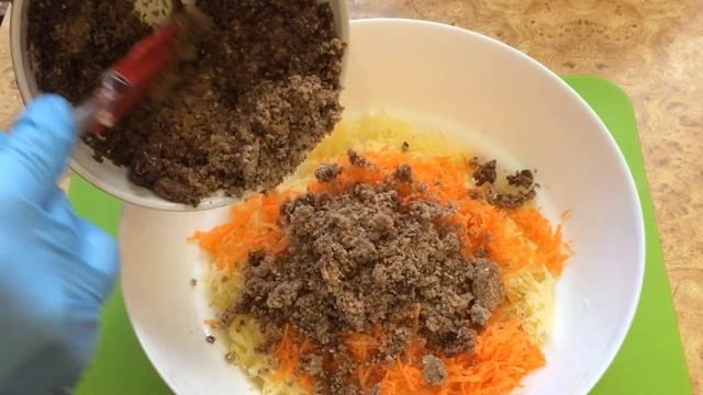 Тёртая картошка и полное лукошко