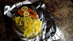 Простые и вкусные рецепты. Рыба в фольге запеченная в духовке.