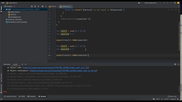 #01 Введение и основы. Pro Testing course #javascript #testing