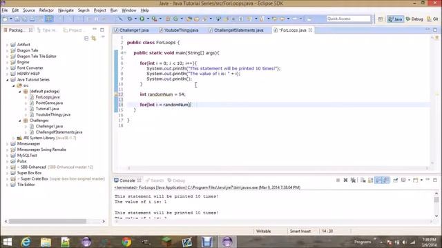 Java 7 Beginners Tutorial Part 4 Basic For Loops смотреть онлайн
