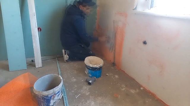 Ремонт кухни ( часть 7) Шпаклёвка стен смотреть онлайн