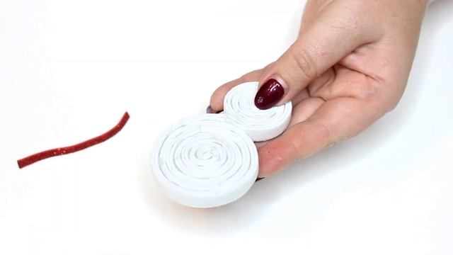 DIY Елочная игрушка СНЕГОВИК из фоамирана ЛЕГКО и ПРОСТО ? Foamiran Christmas Ornaments