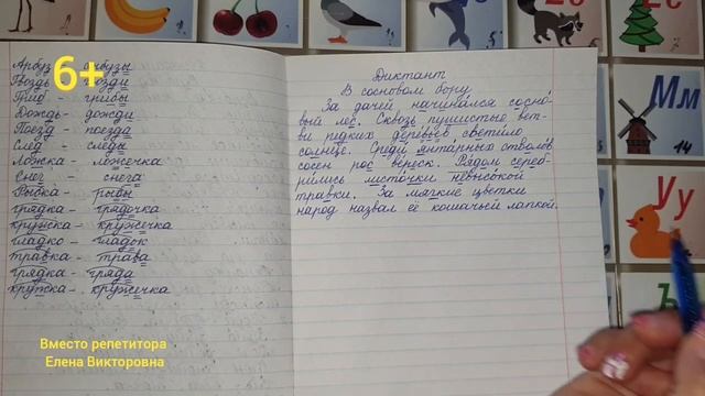 Диктант с объяснением орфограмм и грамматическим заданием