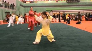 Hong Kong wushu 2009 girls taijiquan competitions in China Тайцзицюань девочки. Выступление детей.