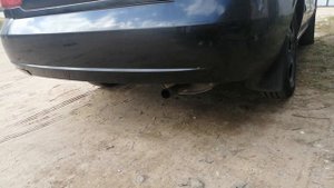 Выхлоп nissan almera n16 без катализатора и с резонатором фирмы cbd