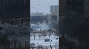 У майдановцев в Алматы появилось боевое оружие