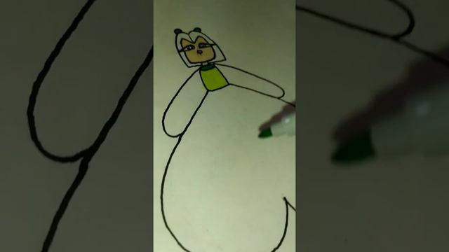 Раскраска девочки лягушки