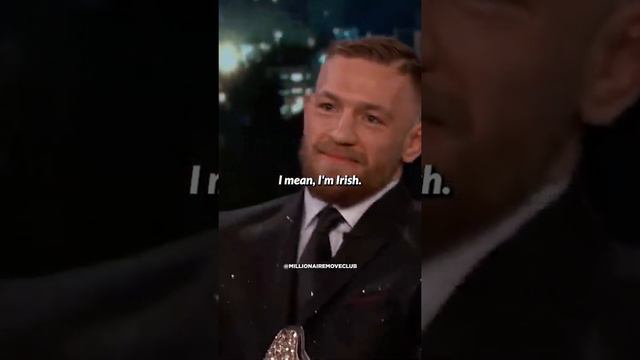 Conor McGregor says all Irish people are good at fighting 🤔😂