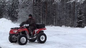 квадроцикл arctic cat 650 h1 зима №2