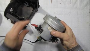 мотор от пылесоса к 12 вольт напрямую