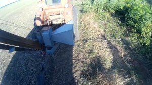 Измельчитель веток с транспортером, заготовка дров часть 2