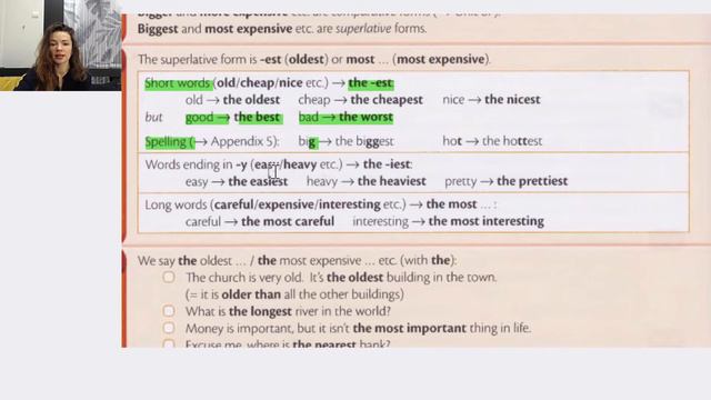 Essential Grammar in Use | Unit 90 превосходная степень прилагательных