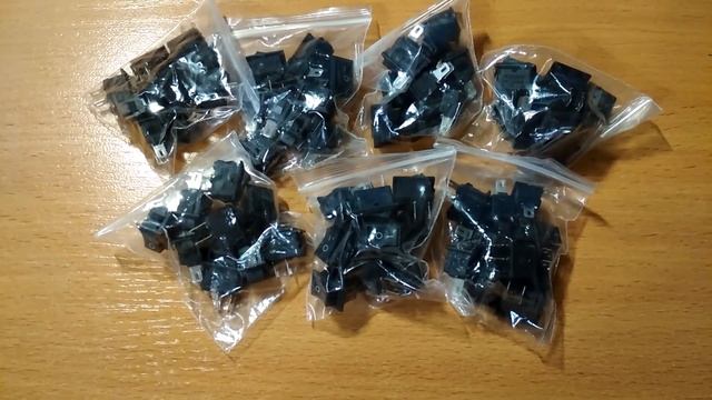 Переключатели 10мм*15мм (распаковка и обзор) смотреть онлайн