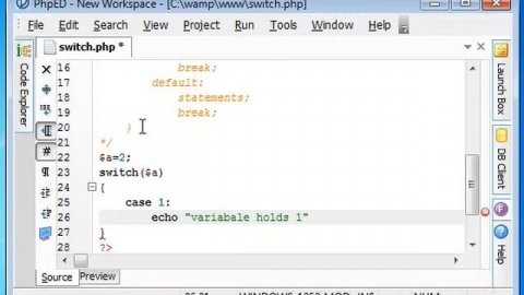 Php Tutorials-09-switch statement in php - www.vdesignourweb.com
