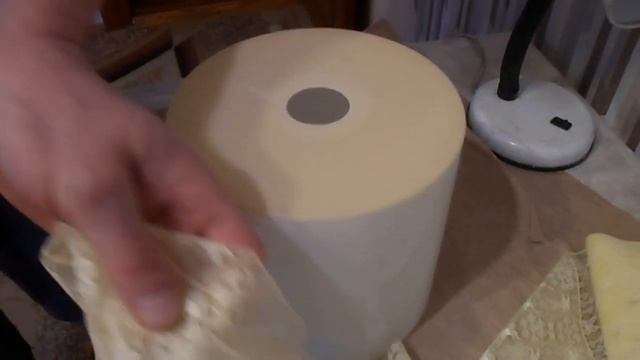 Реставрация плафона для люстры дома