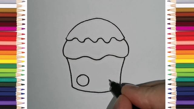 Как нарисовать миленьнькие вкусняшки? ))) Рисуем еду с милыми мордочками))) Food with funny faces
