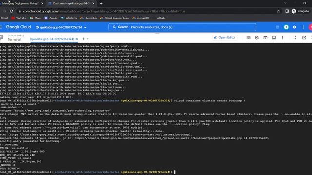 Managing Deployments Using Kubernetes Engine || GCCP 2k22 || Google Cloud Skills Boost смотреть онлайн