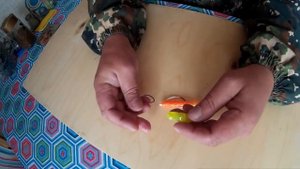 Офсетный крючок с огрузкой