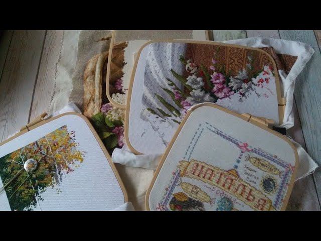 Вышивальная неделя 5-11 октября. Процессы, покупки, новый перенабор #вышивка