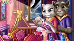 Моя Говорящая Анжела и малыш мультик игра новые серии Talking Angela animated cartoon
