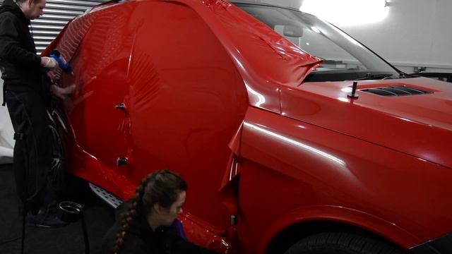 Mercedes GLE63 S Wrapped Oracal Chilli Red - S6 Wraps смотреть онлайн