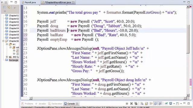 152-143 Java Chapter06 - Payroll Programs смотреть онлайн