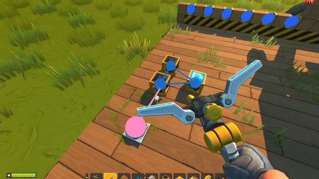 Scrap Mechanic Survival | HowToBuild - Automated Farm Plant&Harvest - Tutorial