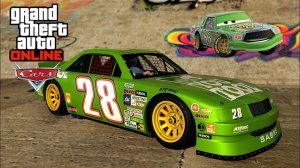 Тюнинг машины  Declasse Hotring Sabre из мультфильма Тачки  в GTA ONLINE