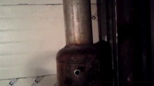 Про гараж-04. Печь на отработке с водяным контуром. сборка, установка и испытание.
