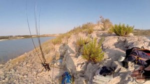 Водохранилище Кревиленте,пытаемся поймать басса на кренк 5.08.2018.