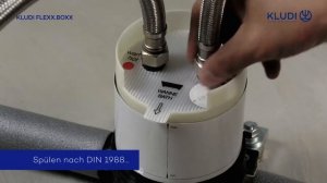 KLUDI Монтаж смесителя для отдельностоящих ванн