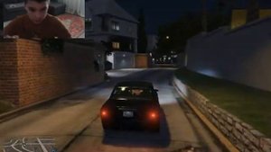 Как быстро научится водить машину в GTA V от первого лица!