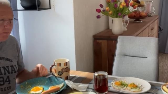 На вкусный Завтрак в баварской деревне К ЭЛИНЕ и Климу❤️