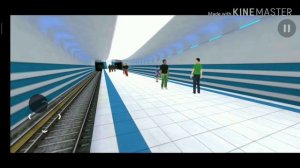 Играю в режим пассажира в subway simulator 3D