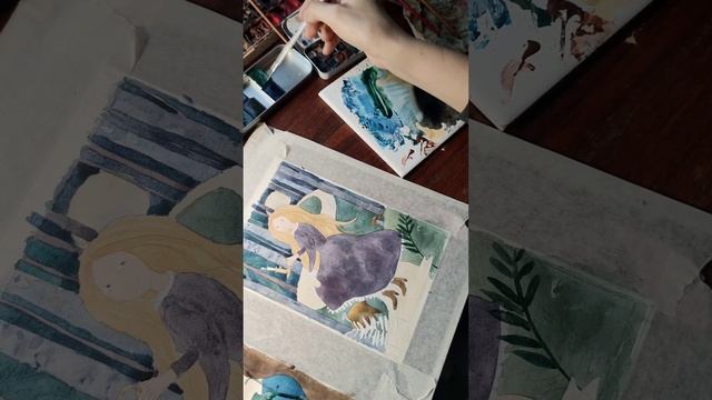 Процесс рисования метафорической карты