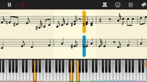 обучение пианино Марио + ноты by piano