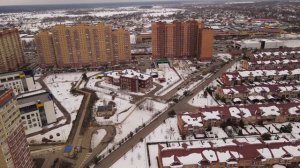 ЖК Десятка. Раменское. Обзор с воздуха (12.03.2022)
