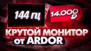 ЛУЧШИЙ ИГРОВОЙ МОНИТОР ЗА 14.000 РУБЛЕЙ! ARDOR GAMING PORTAL AF24H1