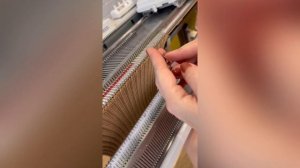 Митенки на вязальной машине