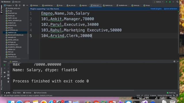 Importing Data from CSV files | Python Pandas, Informatics Practices 12 CBSE Board, By Anjali Mam