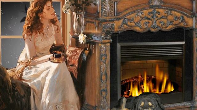 ВЕЧЕР У КАМИНА ФУТАЖ смотреть онлайн