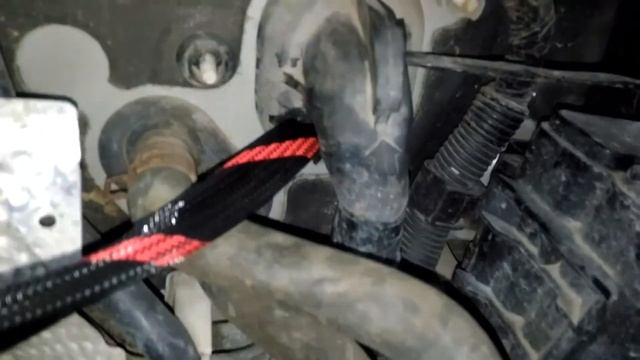 Протяжка силовой проводки на Mitsubishi lancer 10 смотреть онлайн