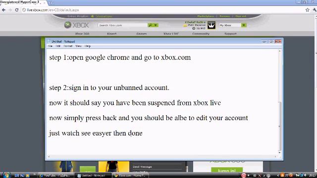 how to unbann a xbox live account смотреть онлайн