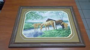 Золотое Руно. Туманное утро. Оформление в багет.