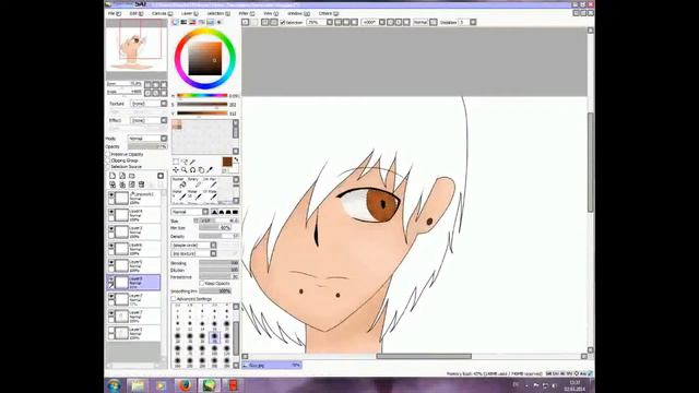 Paint tool Sai Saoru fan art :3 смотреть онлайн