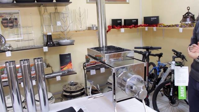 Печь Инвент Экономка средняя со стационарными экранами
