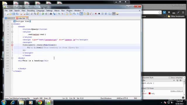 Introduction to Javascript 2016 - part 8