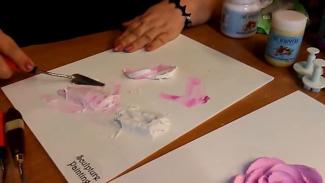 Sculpture painting με πάστες Art Whispers смотреть онлайн