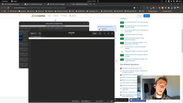 GIT: "credential-manager" is not a git command - error fix смотреть онлайн