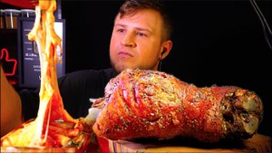 Хрустящая Рулька, Сырные Ттокпокки, ASMR MUKBANG, АСМР МУКБАНГ